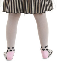 Unicorn Light Grey Knit Stockings - 2