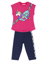 Unicorn Love Girl Tunic&Leggings Set - 3