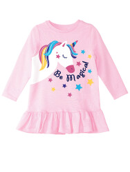 Unicorn Magic Girl Pink Dress - 3