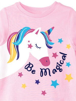 Unicorn Magic Girl Pink Dress - 5