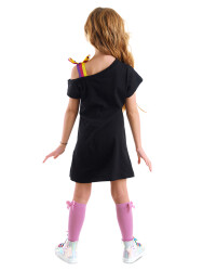 Unicorn Rock Girl Black Dress - 2