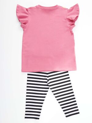 Unicorn Rock Girl T-shirt&Leggings Set - 4