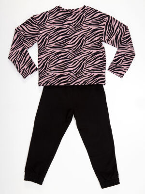 Unicorn Zebra Girl T-shirt&Pants Set - 4