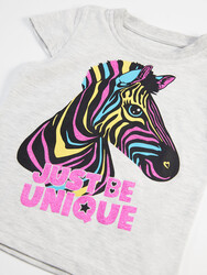 Unique Zebra Girl T-shirt&Shorts Set - 5