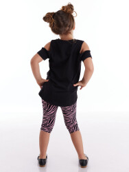 Unique Zebra Girl Tunic&Leggings Set - 2