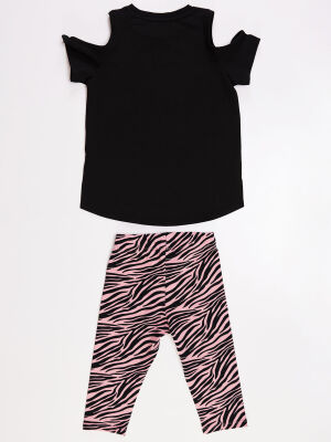 Unique Zebra Girl Tunic&Leggings Set - 4