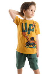 Up Boy T-shirt&Shorts Set - Thumbnail