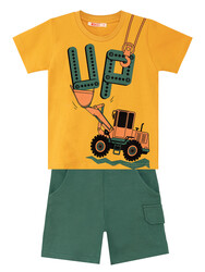 Up Boy T-shirt&Shorts Set - Thumbnail