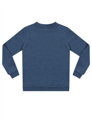 Uzay Kaşifi Erkek Çocuk İndigo Sweatshirt - 4