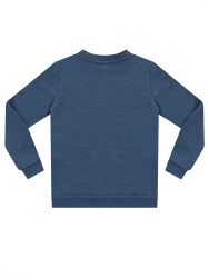 Uzay Kaşifi Erkek Çocuk İndigo Sweatshirt - 4