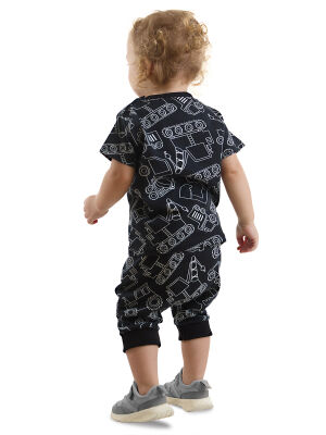 Vehicles Baby Boy T-shirt&Capri Pants Set - 2