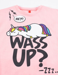 Wassup Kız Çocuk T-shirt Şort Takım - 5