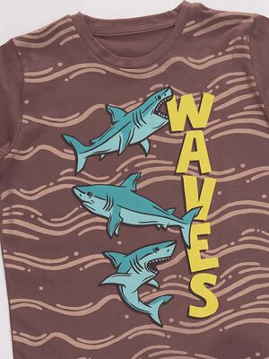 Waves Boy T-shirt&Shorts Set - 5