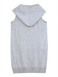 We Rock Girl Grey Hoodied Dress - 4