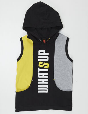 Whats Up Sleeveless Hoodie - 3