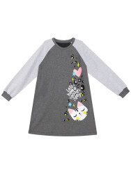 Wild Cat Girl Anthracite Reglan Dress - 3