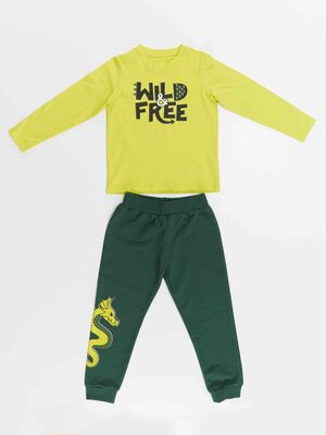 Wild Dragon Boy T-shirt&Pants Set