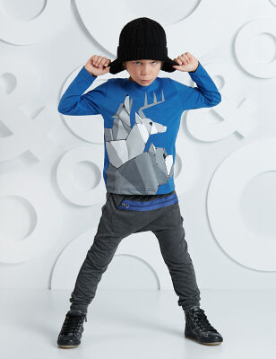 Wild Friends Boy Pants Set - 1