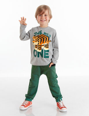 Wild One Boy Baggy Pants Set - 1