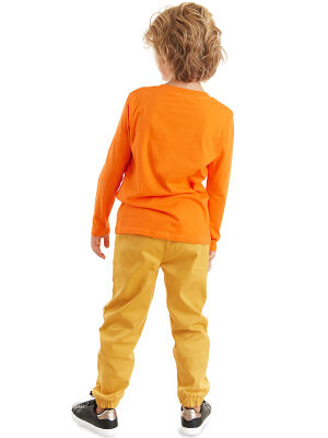 Wild One Boy T-shirt&Twill Pants Set - 2