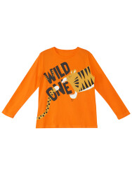 Wild One Erkek Çocuk T-shirt Dokuma Pantolon Takım - 5