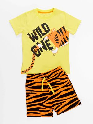 Wild One Erkek Çocuk T-shirt Şort Takım