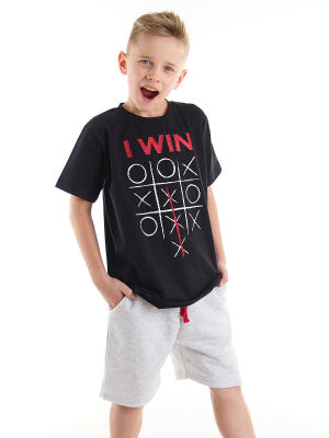 I Win Boy T-shirt&Shorts Set - 1