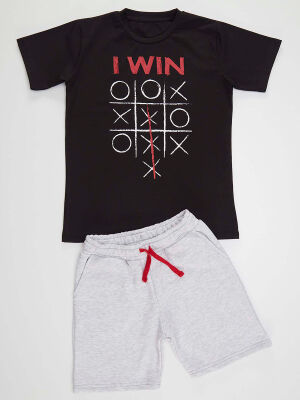 I Win Boy T-shirt&Shorts Set - 3