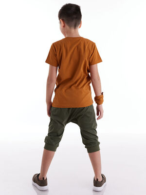 Wolf Camp Boy T-shirt&Baggy Set - 2