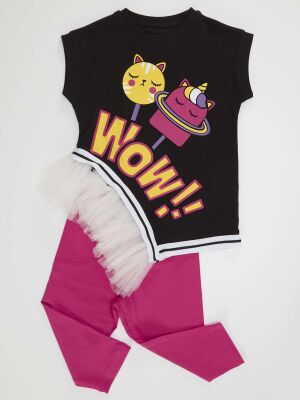 Wow Girl t-shirt&Leggings Set - 3