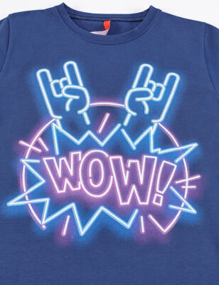 Wow Rock Erkek Çocuk T-shirt Şort Takım - 5