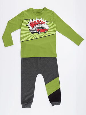 Wroom Boy T-shirt&Pants Set - 3