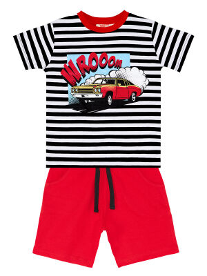 Wroom Boy T-shirt&Shorts Set - 3