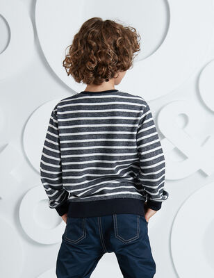 Wroom Striped Boy Sweatshirt - 2