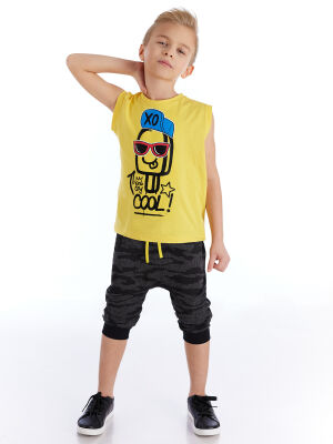 XO Boy T-shirt&Capri Pants Set - 1