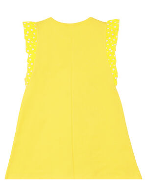 Yellow Daisy Girl Dress - 4