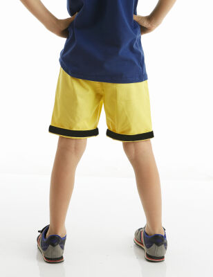 Yellow Gabardine Boy Shorts - 2