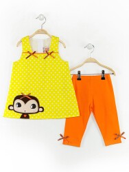 Yellow Monkey Tunic Set - 3