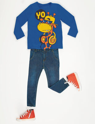 Yo Giraffe Boy Jeans Set - 3