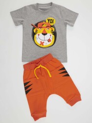 Yoo Tiger Boy T-shirt&Harem Pants Set - 3