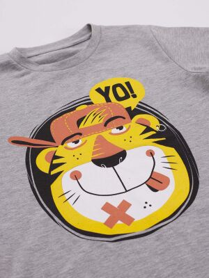 Yoo Tiger Boy T-shirt&Harem Pants Set - 5