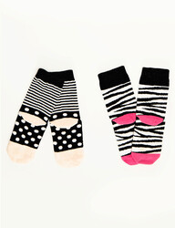 Zebra Girl 2-Pack Socks Set - Thumbnail