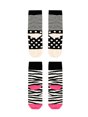 Zebra Girl 2-Pack Socks Set - 3