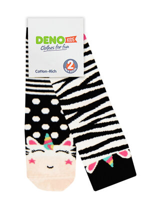 Zebra Girl 2-Pack Socks Set - 4