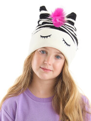 Zebra Girl Beanie - 1