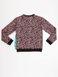 Zebra Kız Çocuk Sweatshirt - 4