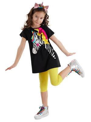 Zebracorn Black Girl Tunic&Leggings Set - 1