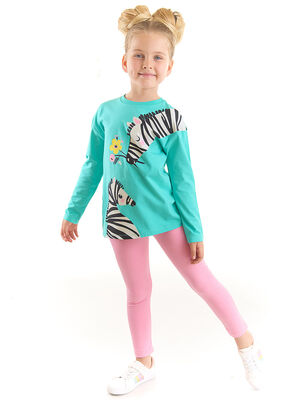 Zebras Girl T-shirt&Leggings Set
