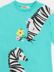 Zebras Girl T-shirt&Leggings Set - Thumbnail