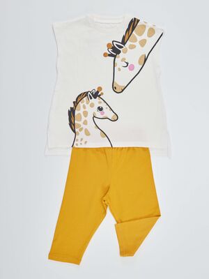 Zürafa Kız Çocuk Tunik Tayt Takım